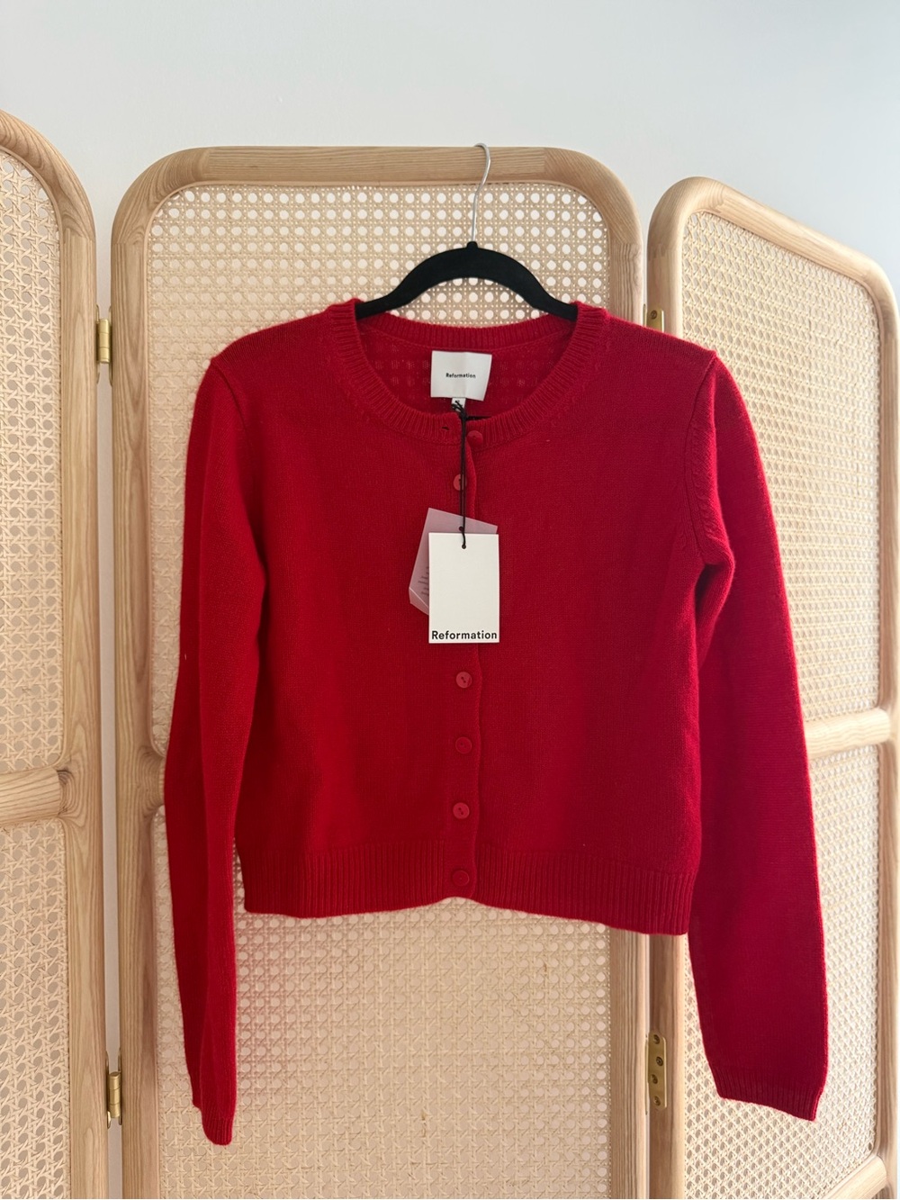 REFORMATION Clara Cashmere Cardigan